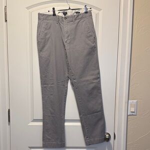 J. Crew Men's Light Gray Chinos